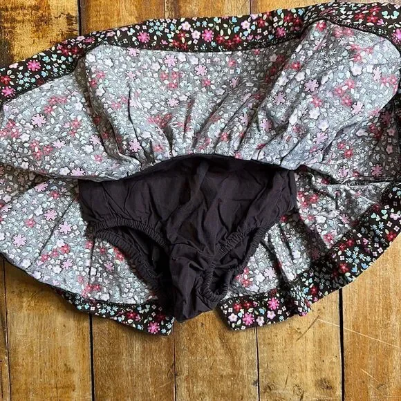 Gap skirt size 6 to 12 months floral skirt cotton bloomers winter spring boho - Picture 4 of 5